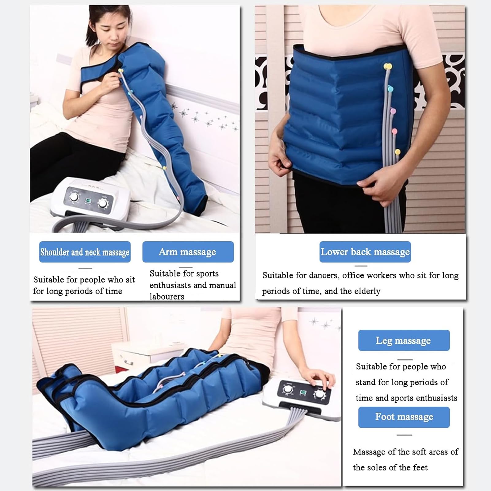 Presoterapia En Casa, Botas Presoterapia Piernas, Masajeador De Piernas, Presoterapia para Casa Abdomen Y Piernas, Presoterapia Piernas Y Abdomen Profesional, Botas Presoterapia Piernas