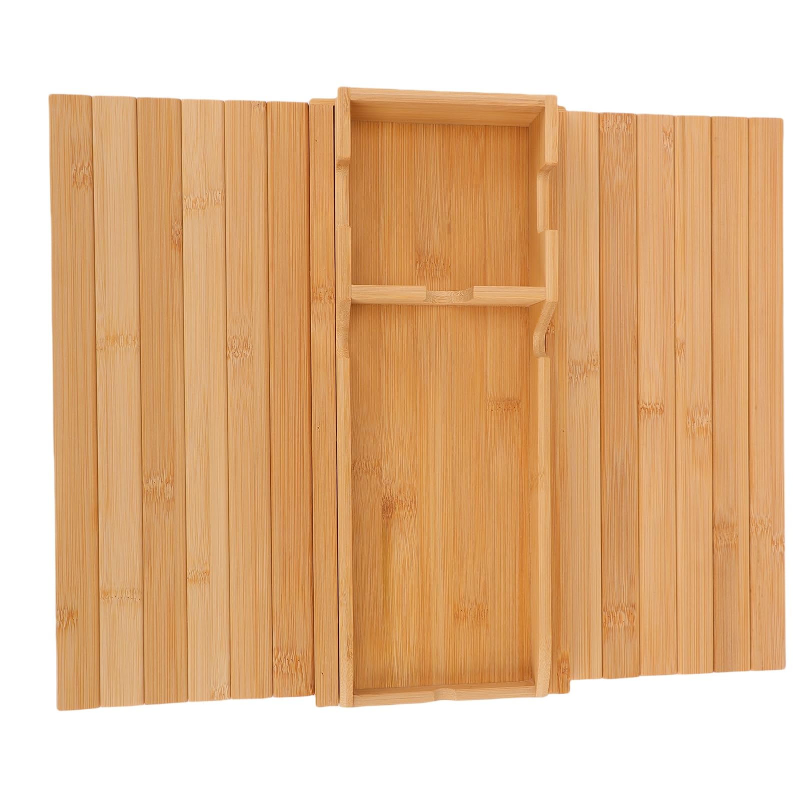 Bandeja para reposabrazos de sofá, bandeja plegable para TV con portavasos extraíble, mesa auxiliar antideslizante para teléfono Drin y aire acondicionado (color madera)