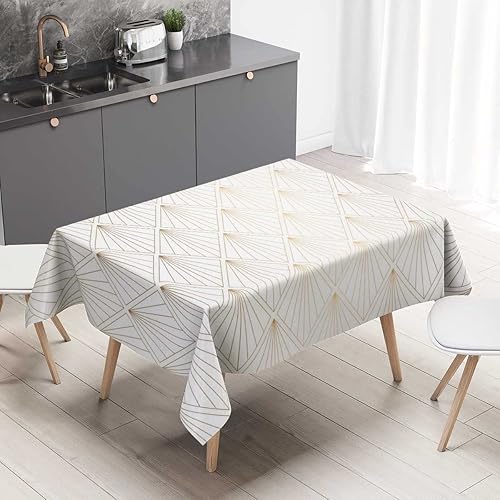 Vista 60 de Mantel de textura de mármol Redondo para mesa de 4 sillas, rectangular para fiestas de Navidad, 30 x 30 pulgadas