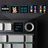 Teclado mecánico inalámbrico EPOMAKER X Aula F75 MAX con pantalla TFT y perilla, diseño gasket 75%, intercambiable en caliente, retroiluminación RGB, para PC/Mac/Linux (degradado negro) 7