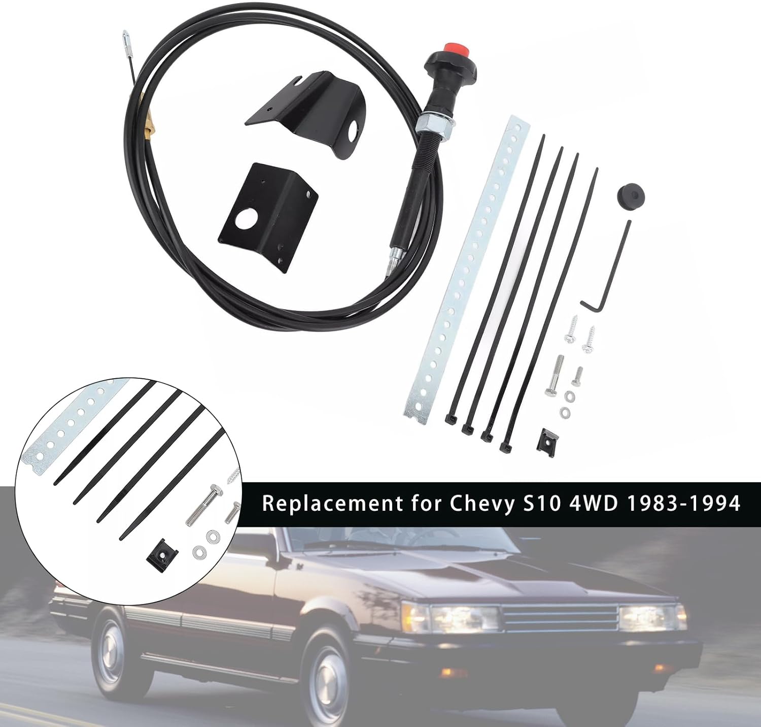 Bruce & Shark PSL500 Axle Shaft Disconnect Conversion Kit for Chevy S10 for GMC Sonoma 4WD 1983-2003, for Chevy S10/S15/Sonoma/Jimmy 4x4, Axle Disconnect, Posi-Lok PSL500 Shaft Kit