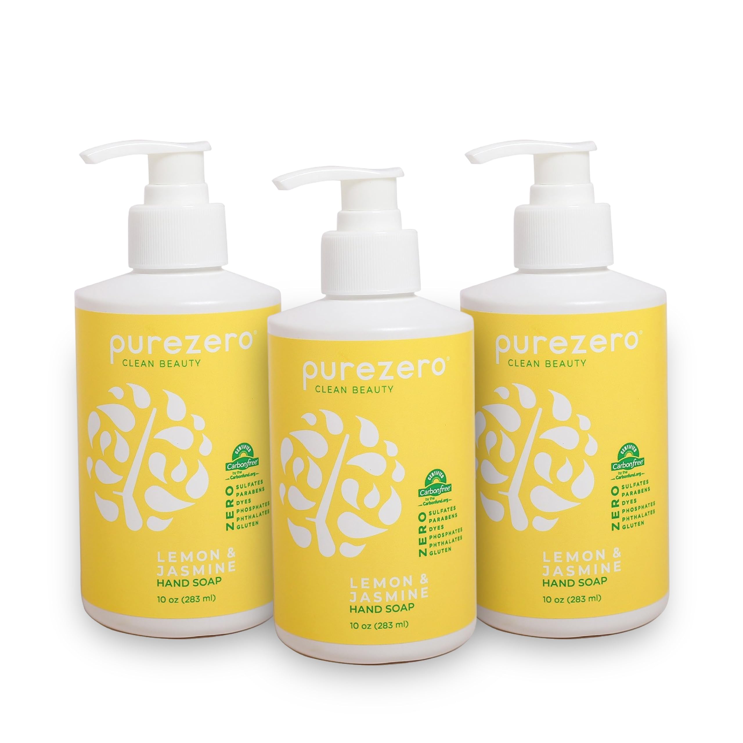 Amazon.com : Purezero Lemon & Jasmine Hand Soap Refreshing Citrus