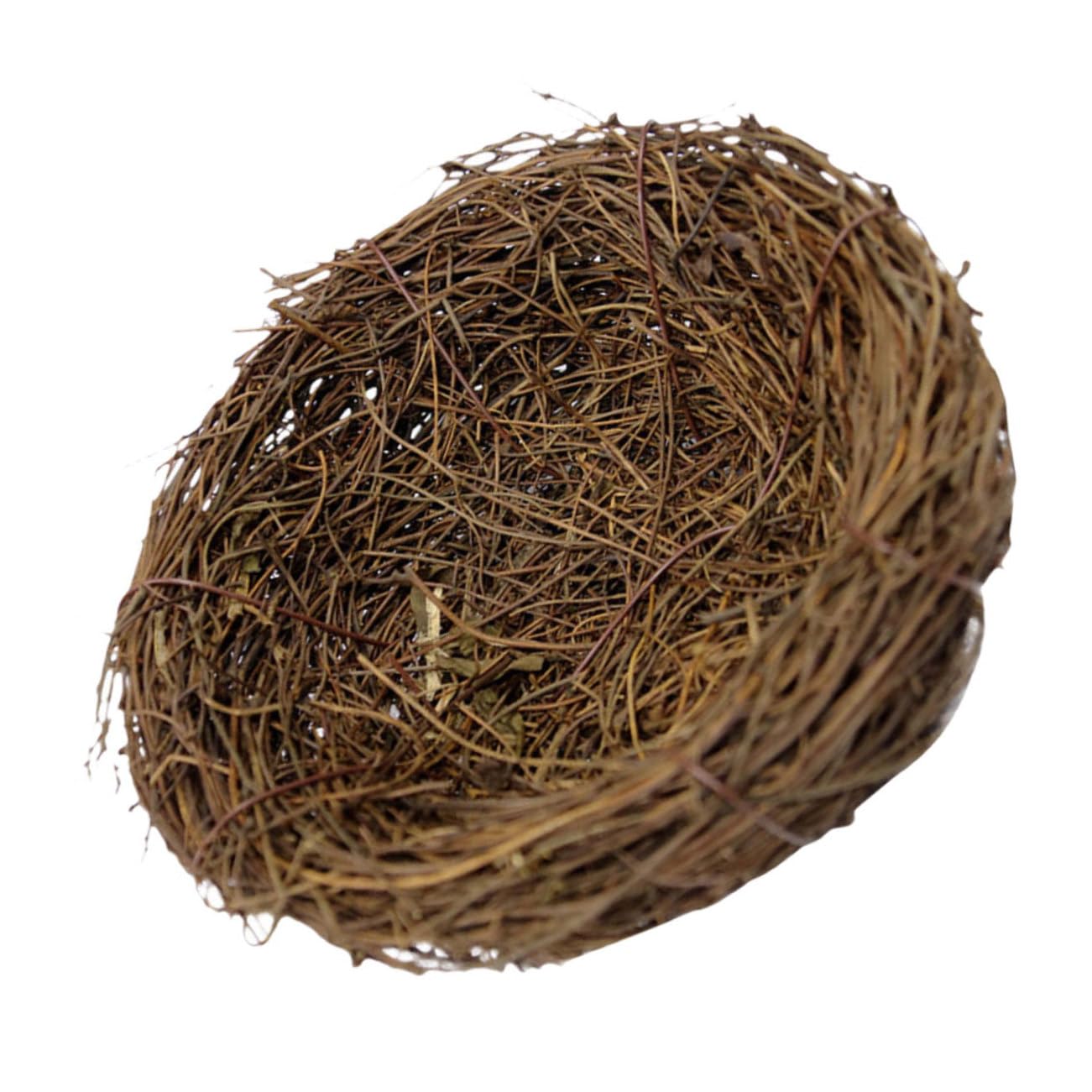 BESPORTBLE Artificial Rattan Bird Nest Decor Durable Faux Nest for Outdoor Garden Party Supplies Bird Breeding Multi Functional Prop for Easter Seasonal Decoration