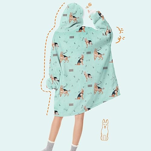 Miniatura 3 de American Trends Manta con capucha acogedora y cálida de gran tamaño, manta de sherpa para regalar a mujeres