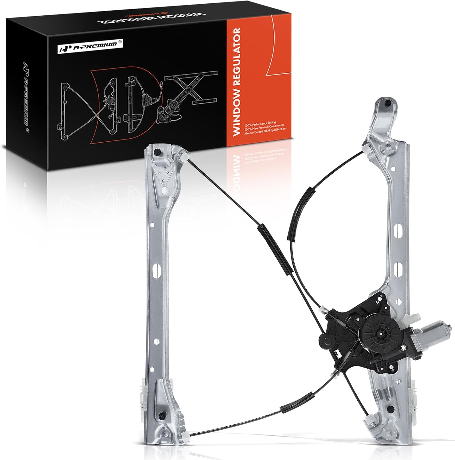 A-Premium Power Window Regulator with Motor Front Passenger Side Compatible with GMC Acadia 2017-2021 & Chevrolet Blazer 2019-2021, Front Right Passenger Side