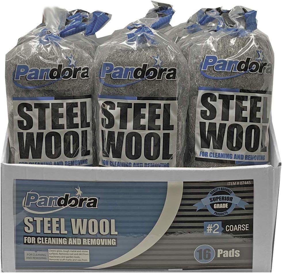 Pandora Steel Wool #2 Coarse 240-Pad Bundle