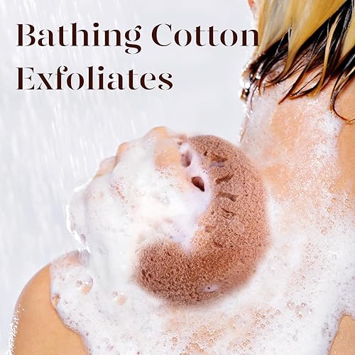 Miniatura 2 de BAIMEI Bath Sponge Sponge Loofah Body Scrubber Shower Pouf Cleaning Loofahs Sponge Shower Use Sponge 2pcs