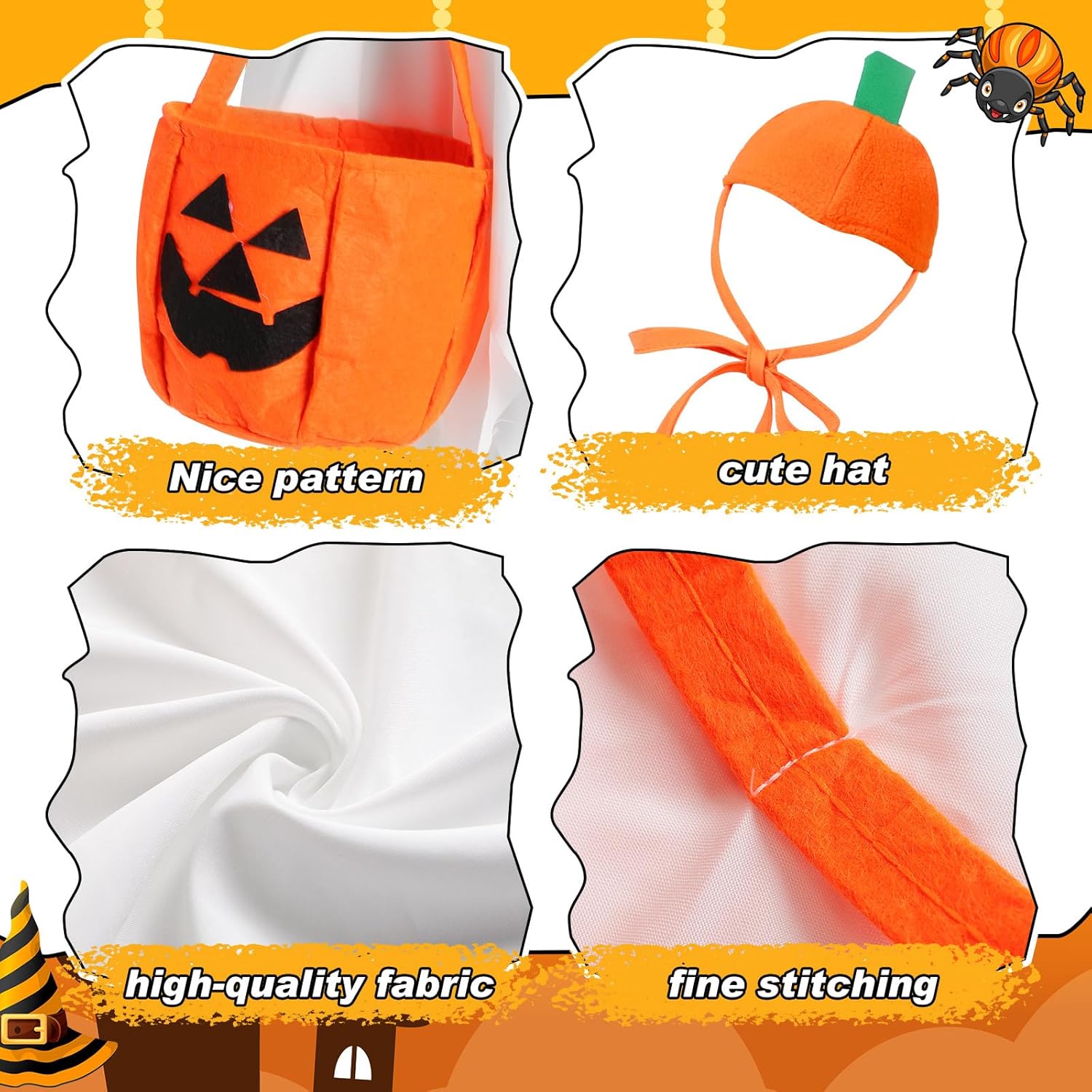 2 Set Halloween Goose Outfit Lawn Porch Goose Cloths Plastic Clothing Fall Halloween Outfit for 23 Inches Outdoor Patio Yard Lawn Art Decoration