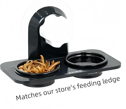 Miniatura 20 de 100 tazas de alimentación de alimentos y agua de Gecko crestado, de 0.5 onzas, cuencos de comedero de reptiles, para lagarto y otros accesorios