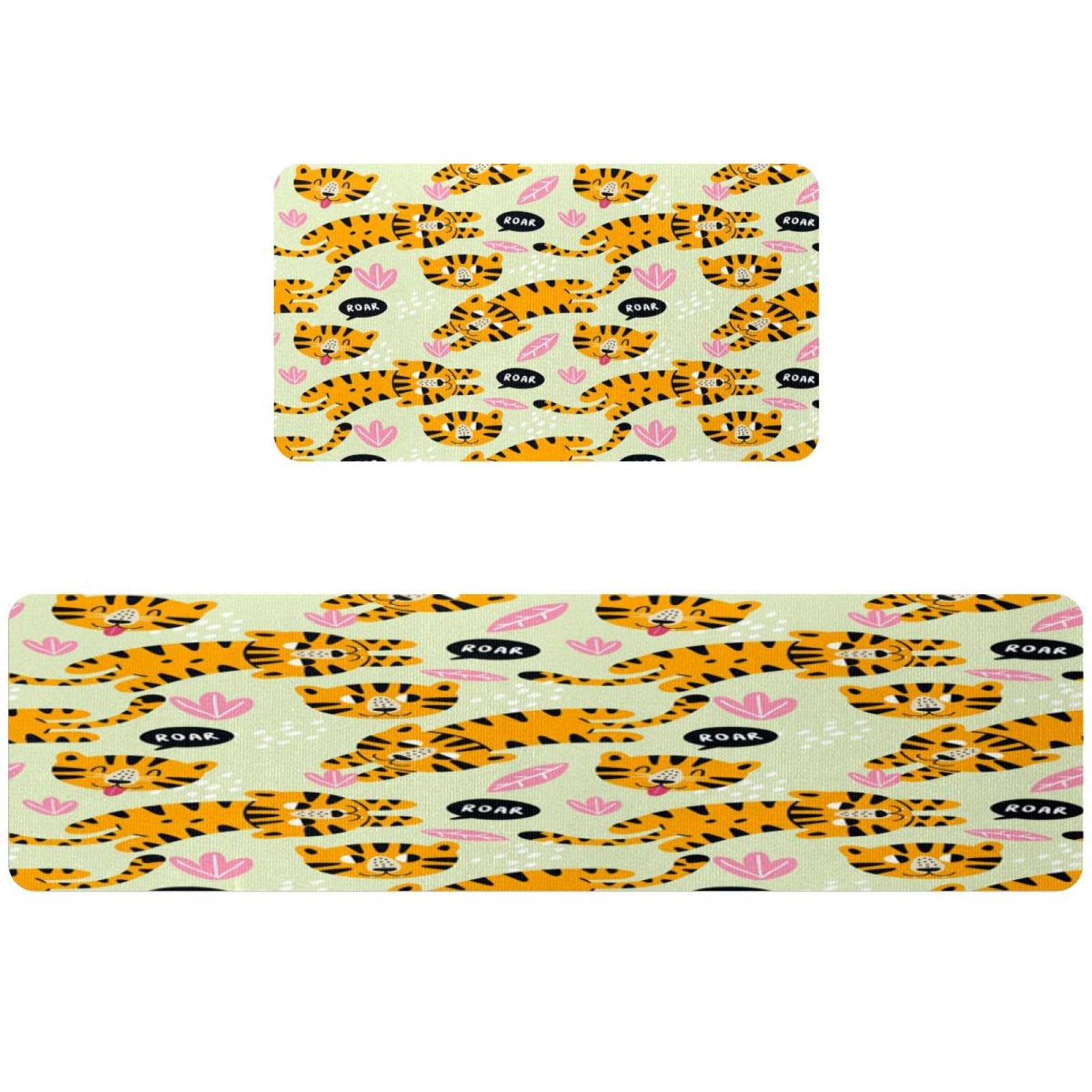 Tapis de cuisine antidérapants absorbants et lot de carpettes lavables couloir