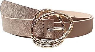 حزام جلد نسائي عصري.