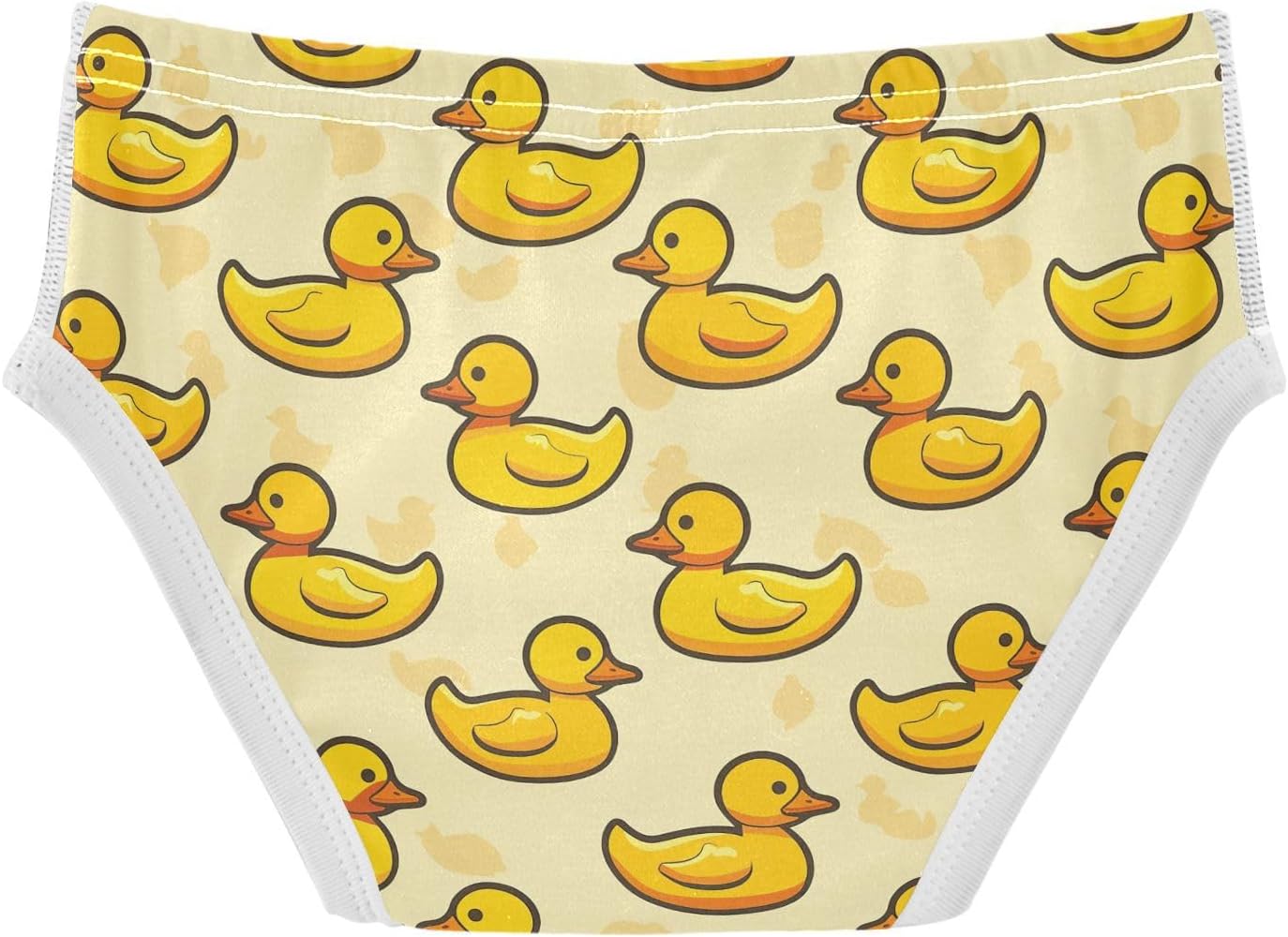 visesunny Yellow Duck Design Potty Training Underwear Boys Toddler Cotton Soft Brief Size 2T-8Y for Kids 2-8Y