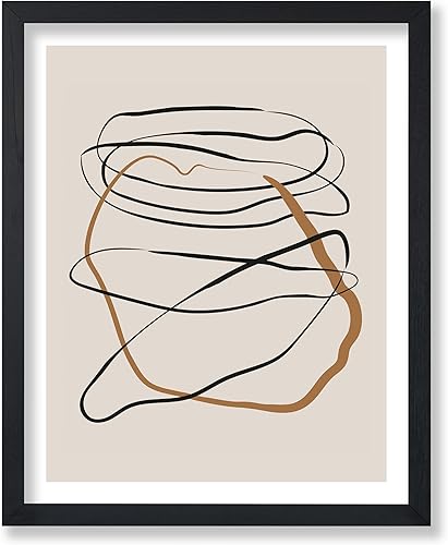 Miniatura 63 de Monem Art - Póster de formas aleatorias, impresión geométrica retro, arte abstracto, arte moderno de mediados de siglo, arte en blanco y negro, arte