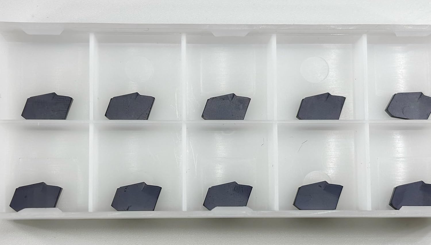 GTN-2 CNC Grooving Carbide Inserts Steel 10pcs, SP200 Lathe Cutting Tools, PVD Black Coating