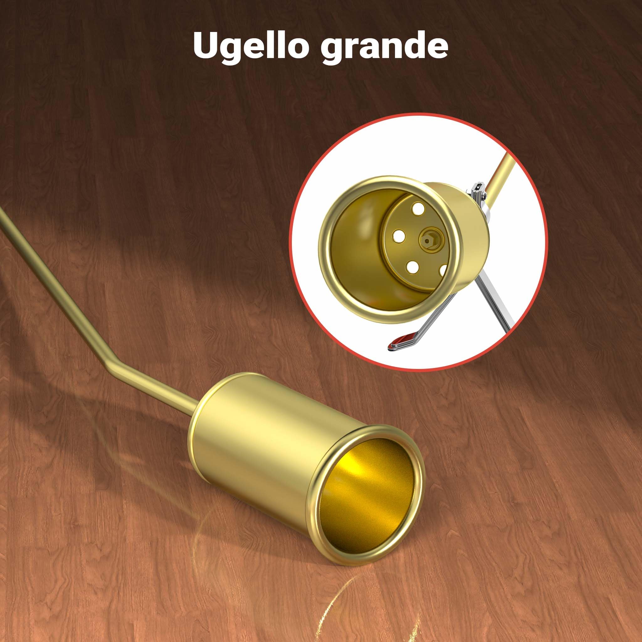Wiltec Bruciatore per erbacce a gas Diserbante per erbe infestanti Bruciatore Saldatore
