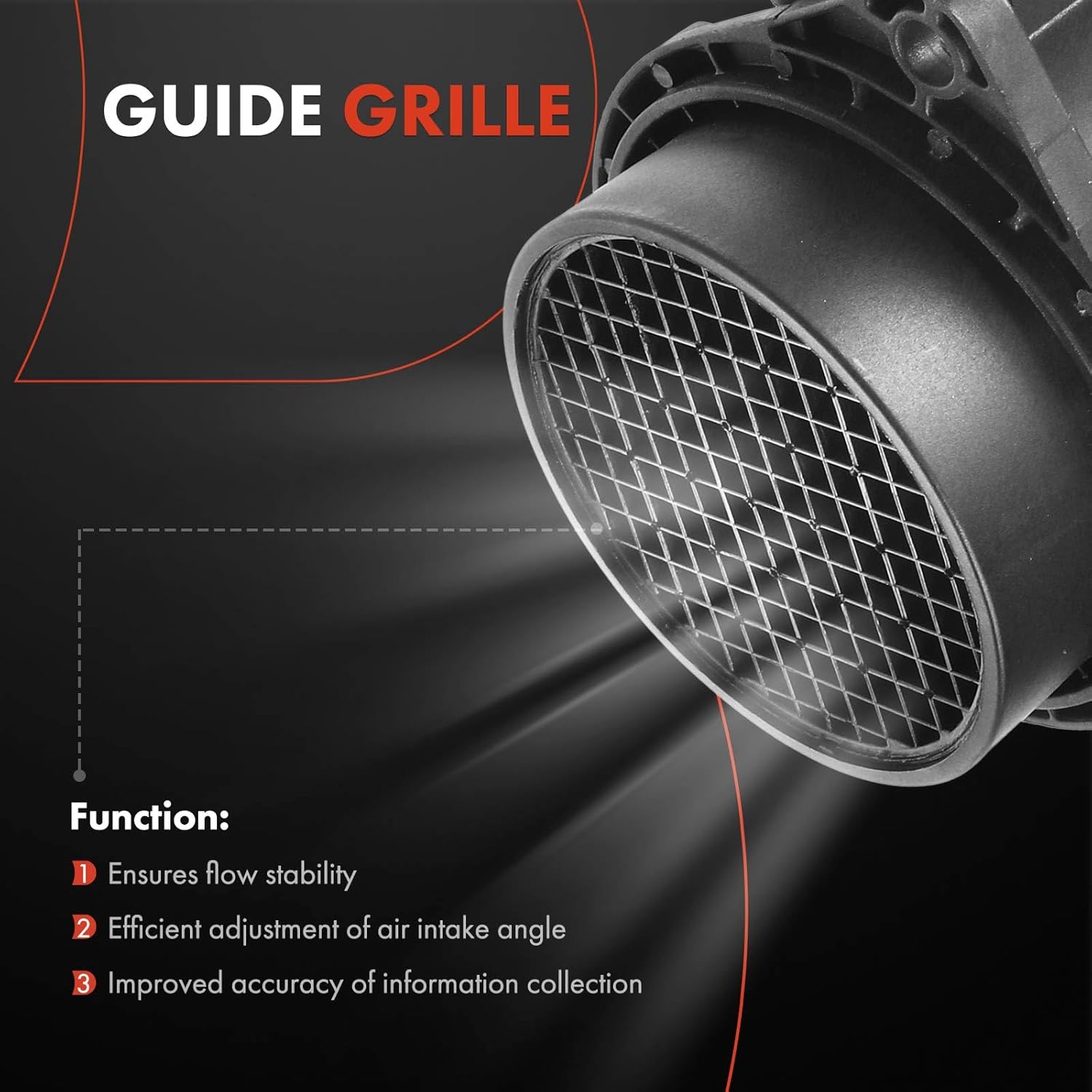 A-Premium Mass Air Flow Sensor Meter Assembly with 4Pins [fits DOHC, 4Cyl 1.6L] Compatible with Mini Cooper [R60 R61] 2011-2015, Cooper Countryman [R60] 2011-2016, Mini Cooper Paceman [R61] 2013-2016
