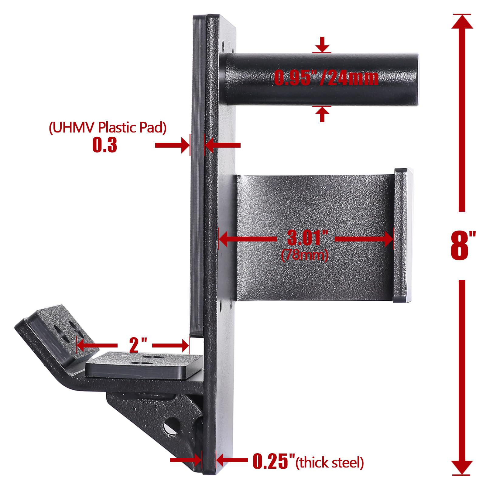 SYL Fitness J-Hooks for 3