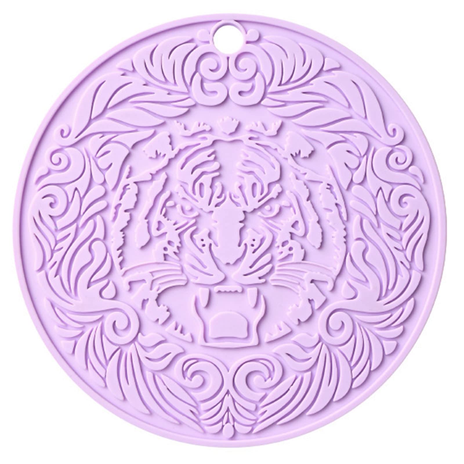 for Creative Insulation Mats Anti-scald Mat Nordic Household Dishes Mat Pattern Silicone Tea Coas