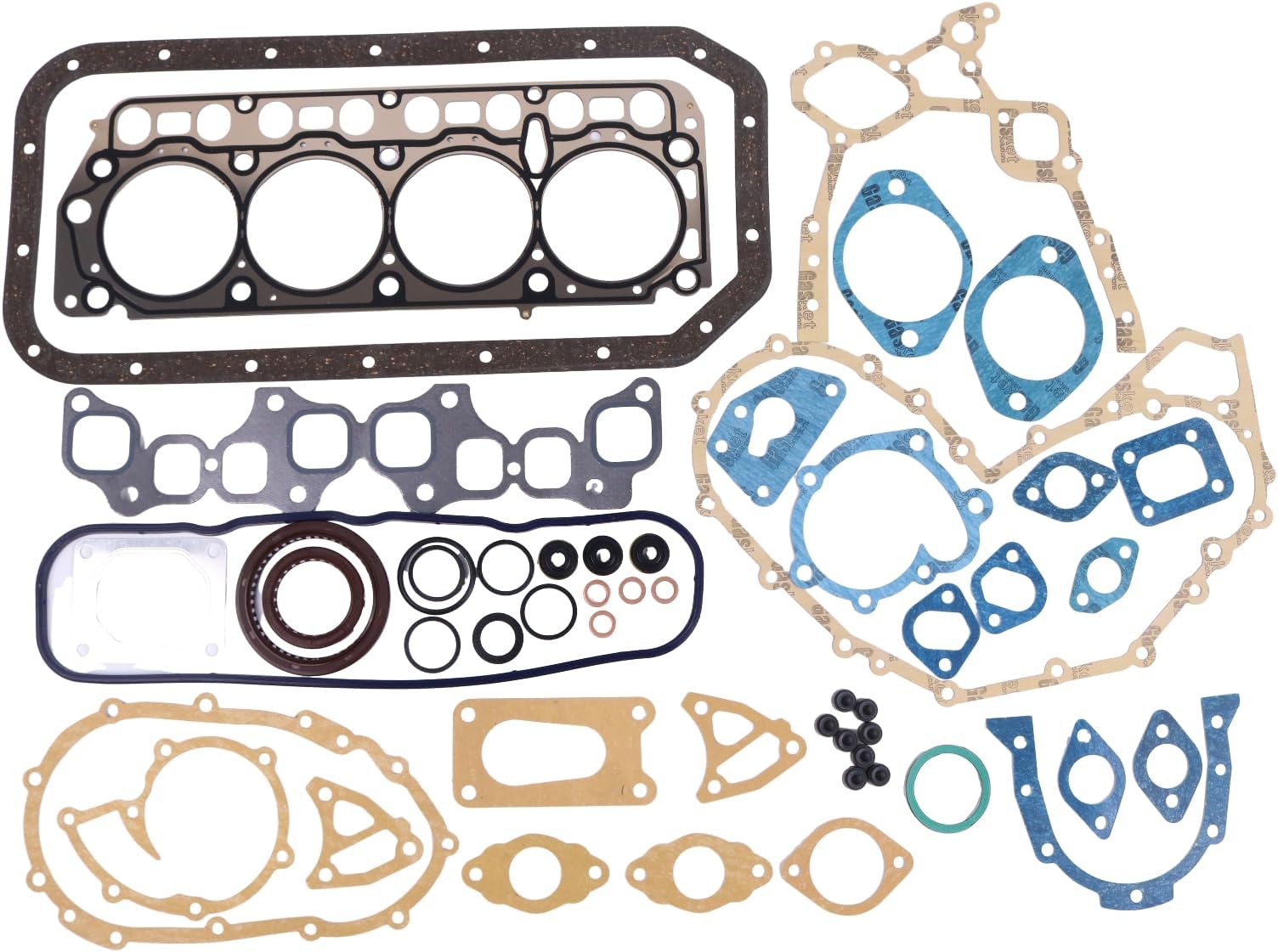 4Y LPG Engine Full Gasket Kit Head Gasket Set 04111-20301-71 041112030171 Compatible with Toyota 4Y Engine 42-6FGCU15 5-7FG10-30 5FG 6FG 7FG Forklift Truck
