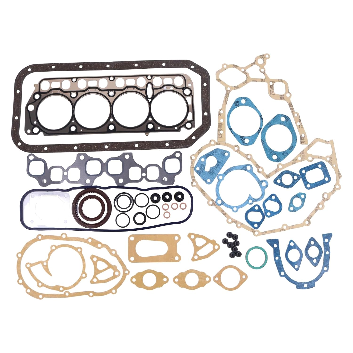 4Y LPG Engine Full Gasket Kit Head Gasket Set 04111-20301-71 041112030171 Compatible with Toyota 4Y Engine 42-6FGCU15 5-7FG10-30 5FG 6FG 7FG Forklift Truck