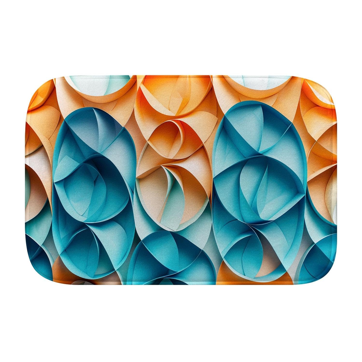 Tapis de bain lavable en machine en mousse à mémoire de forme L