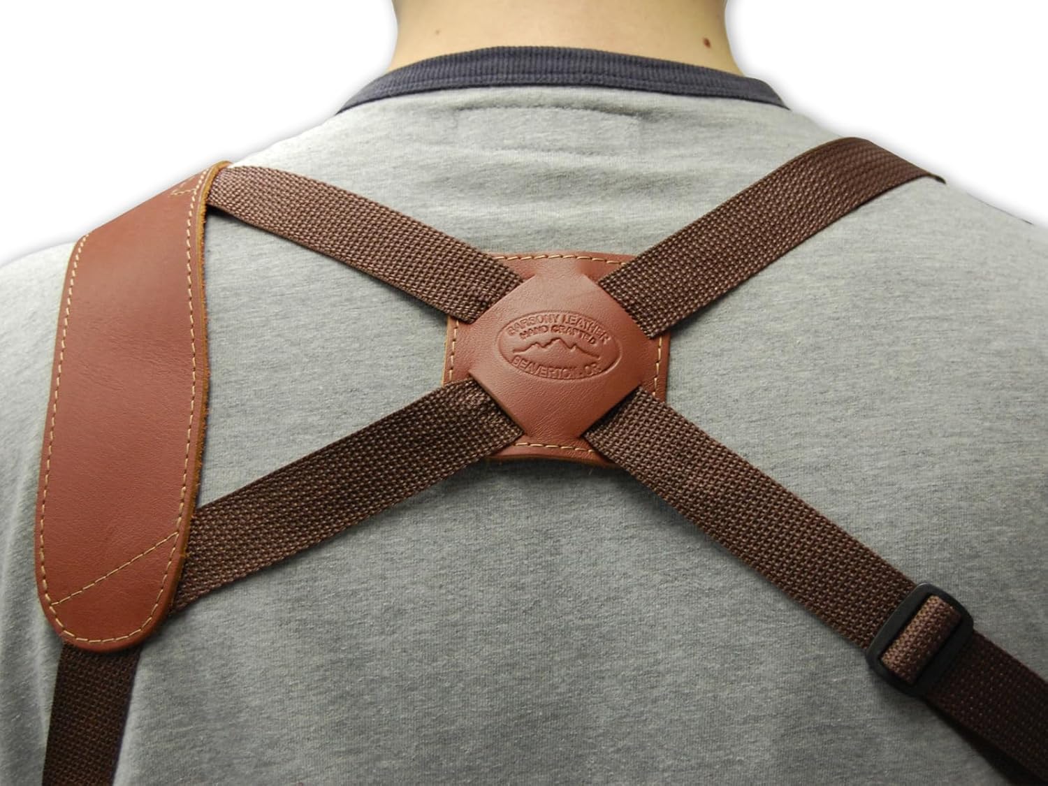 New Barsony Burgundy Leather Thumb Break Shoulder Holster for 380 Ultra-Compact 9mm 40 45