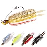 TRUSCEND Fishing Jigs with Ultra Smooth Teflon Hook&comma; Tour Grade Titanium Weed Guard Swim Jigs&comma; Valuable Weedless Skirted Jig&comma; Well-Made Fishing Lures for Crappie Bass Trout&comma; Freshwater Fishing Gear