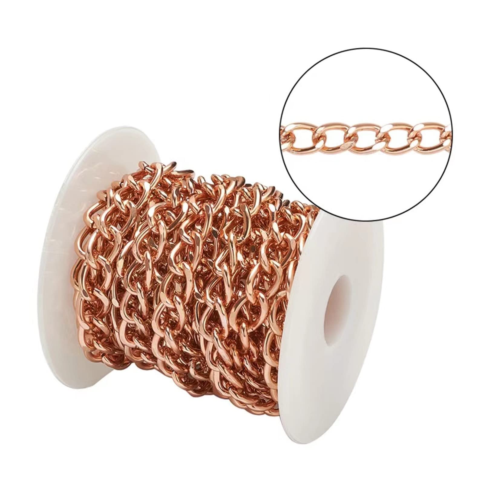 Anneaux De Saut Ouvert PandaHall 83g - 6 Tailles (4-10mm) Or Rose Pour Fabrication Bijoux