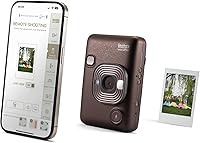 Vista 5 de Cámara instantánea Fujifilm INSTAX Mini LIPLAY Híbrida - Bronce Profundo