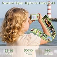 Vista 5 de Cámara digital para niños, cámaras digitales WITYEAH de 48 MP FHD 1080P para apuntar y disparar con zoom de 16X, cámaras portátiles compactas
