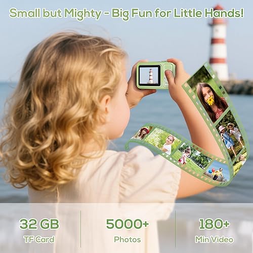 Miniatura 5 de Cámara digital para niños, cámaras digitales WITYEAH de 48 MP FHD 1080P para apuntar y disparar con zoom de 16X, cámaras portátiles compactas