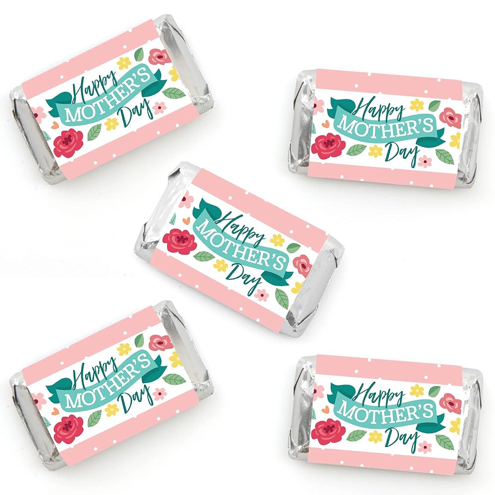 amazon-com-big-dot-of-happiness-colorful-floral-happy-mother-s-day-mini-candy-bar-wrapper-stickers-we-love-mom-party-small-favors-40-count-home-kitchen for Mother S Day Candy Bar Wrapper Free Printable Amazon.com : Big Dot of Happiness Colorful Floral Happy Mother's Day - Mini Candy Bar Wrapper Stickers - We Love Mom Party Small Favors - 40 Count : Home & Kitchen for Mother S Day Candy Bar Wrapper Free Printable
