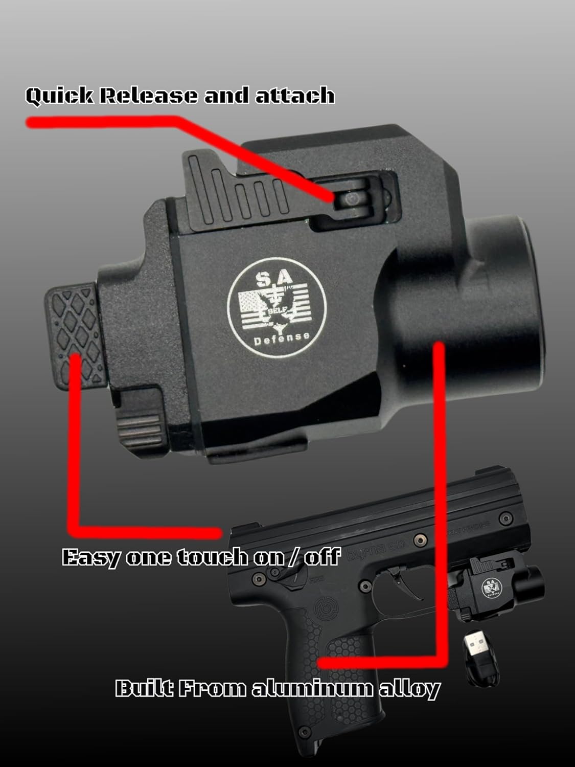 Mini Laser Light Sight - Fits Byrna SD and Byrna LE