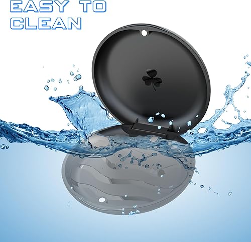 Miniatura 4 de Estuche protector bucal de ortodoncia, estuche de retención dental, estuche de alineadores (negro)