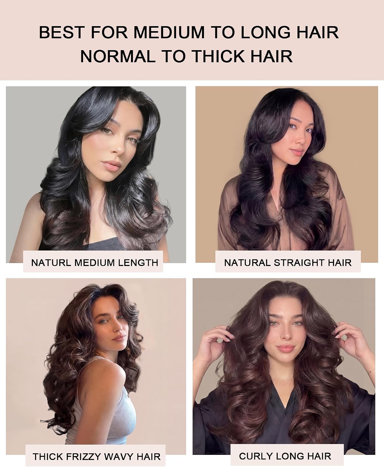 Classic Heatless Curls Overnight Rods - Upgraded Directional Grip Velvet Heatless Hair Curler to Sleep in No Heat Heatless Curling Flexi Rods Foam Hair Rollers for Blowout Look Medium & Long Hair