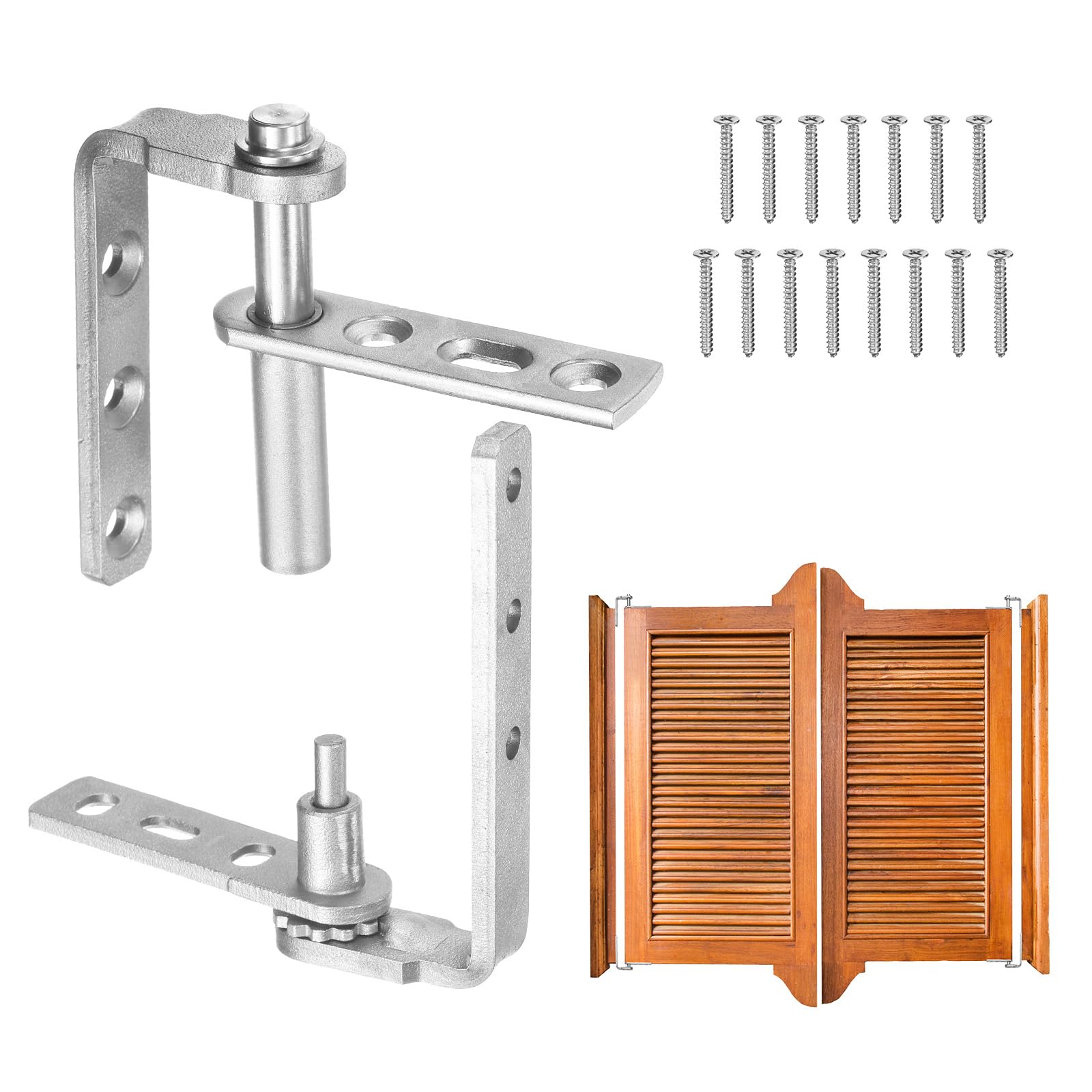 Charnières de porte robustes en inox pour séparation cuisine et style berline