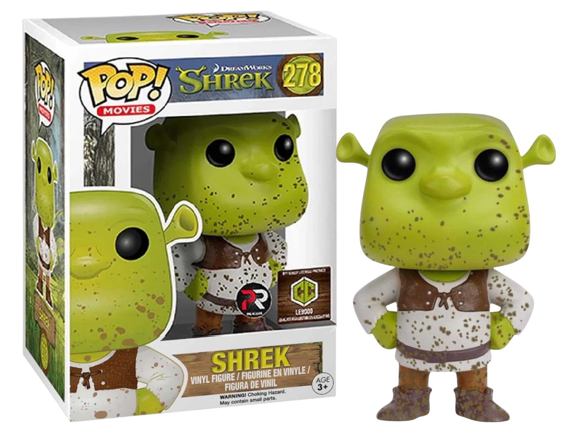 Funko Multi-Coloured Funko! Pop Vinyl Excl Shrek Mud Splatter