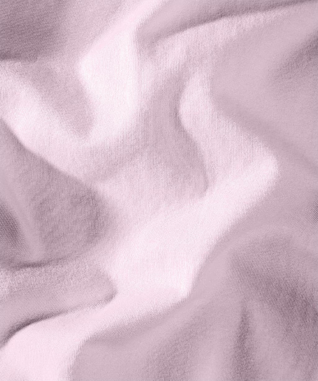 Coprimaterasso In Jersey Fleuresse, Colore Rosa, Misura 150x200 Cm, Cotone Semplice E Pratico. - 3