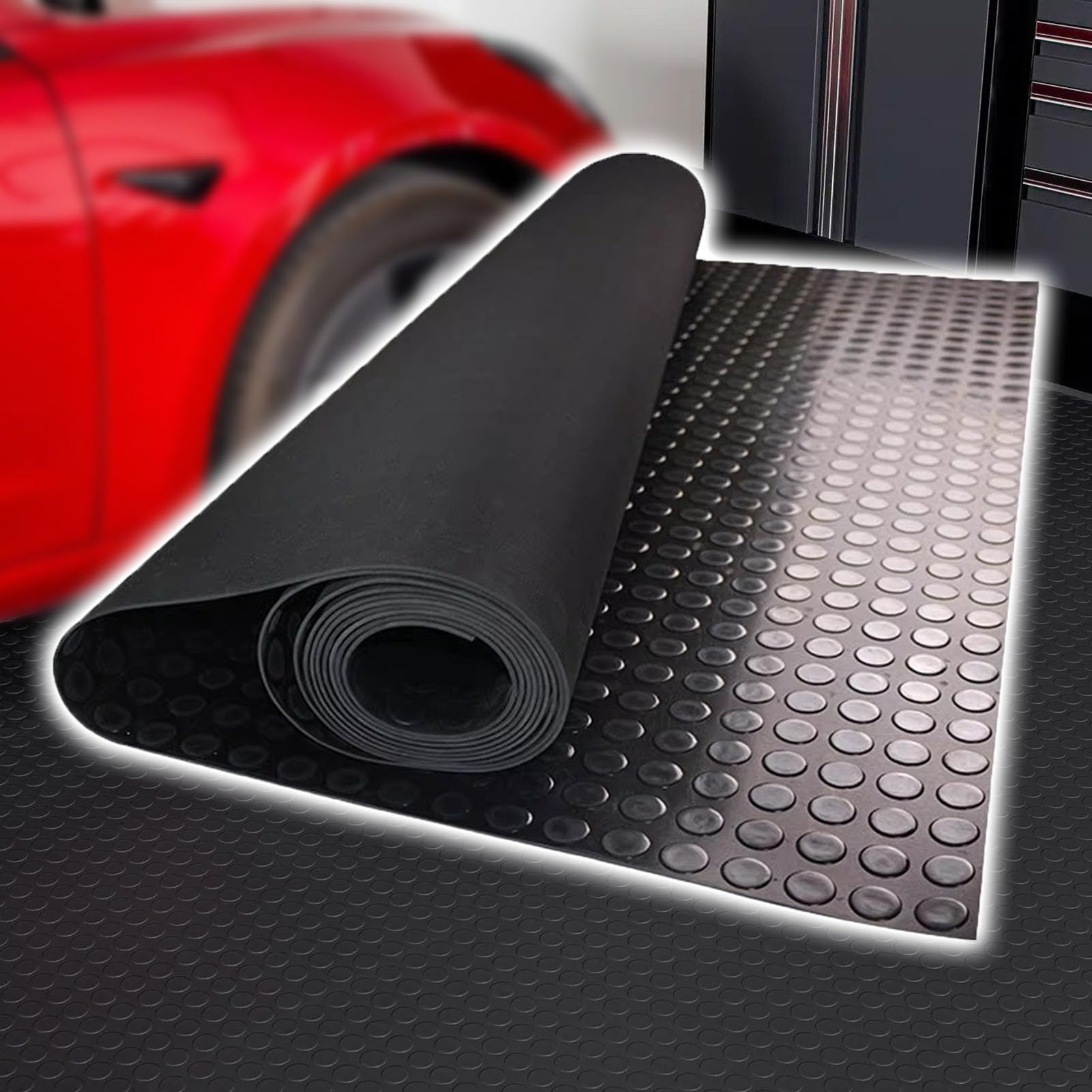 Tapis de sol antidérapant en PVC : fini les sols de garage abîmés par les voitures