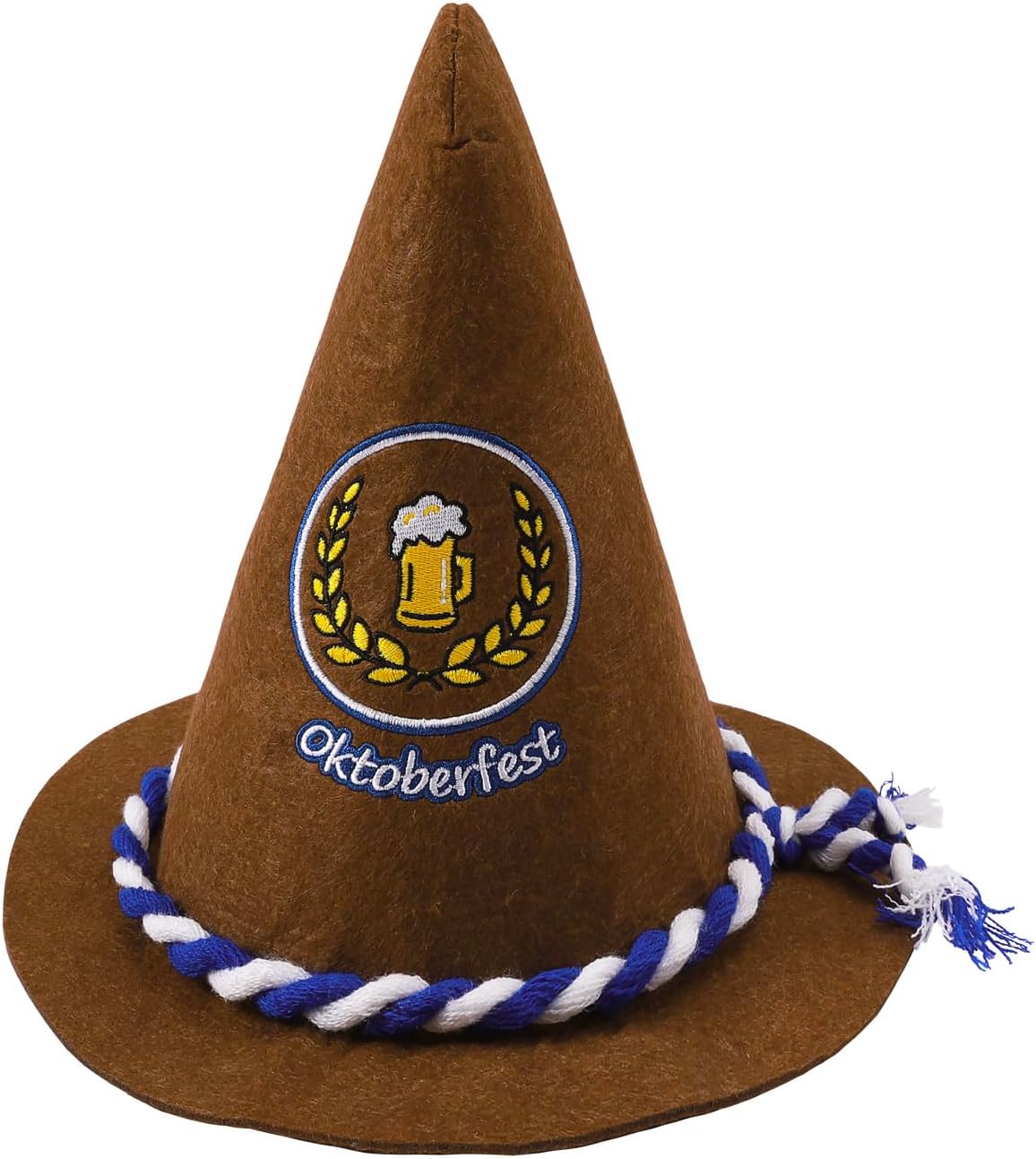 COSLAND Boys and Kids Scarecrow Hat Felt Bavarian Hat for Role Party 1-12 Years