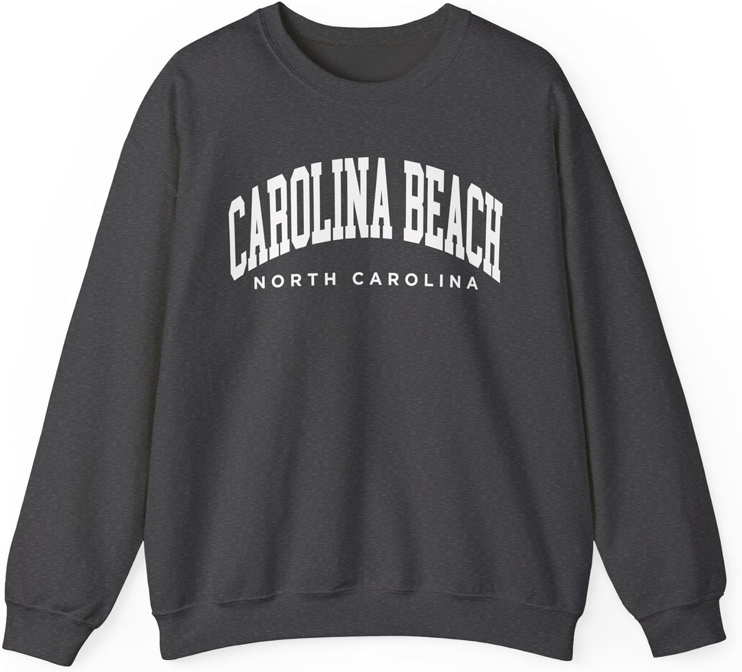 Carolina Beach North Carolina Adult Unisex Crewneck Sweatshirt