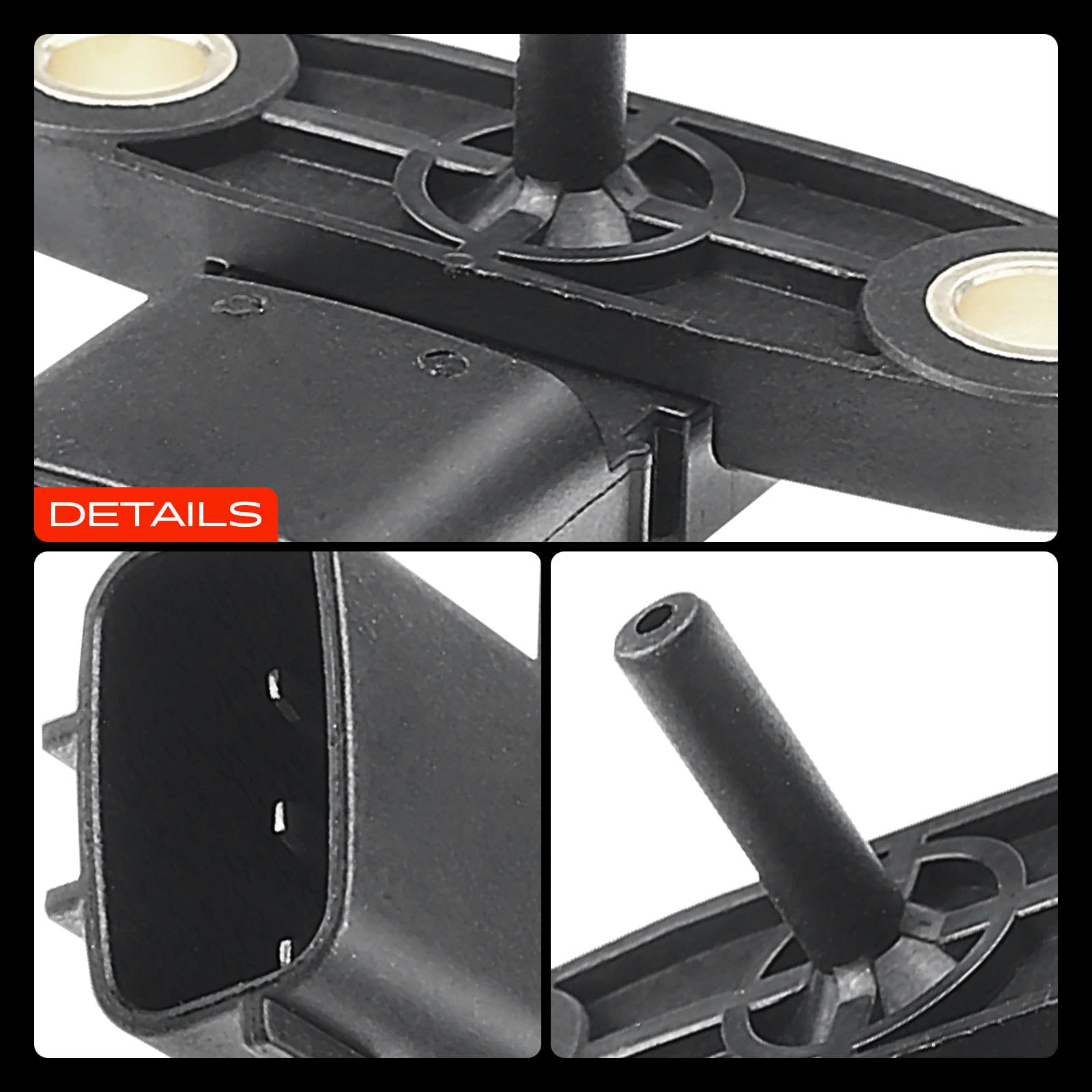 Frankberg Sensore pressione differenziale Pressione gas di scarico Compatibile con Pathfindel III R51 NP300 Navara D40 NP300 Navara Pianale/Telaio D40 Replace# 5WK96900,22365EB30A