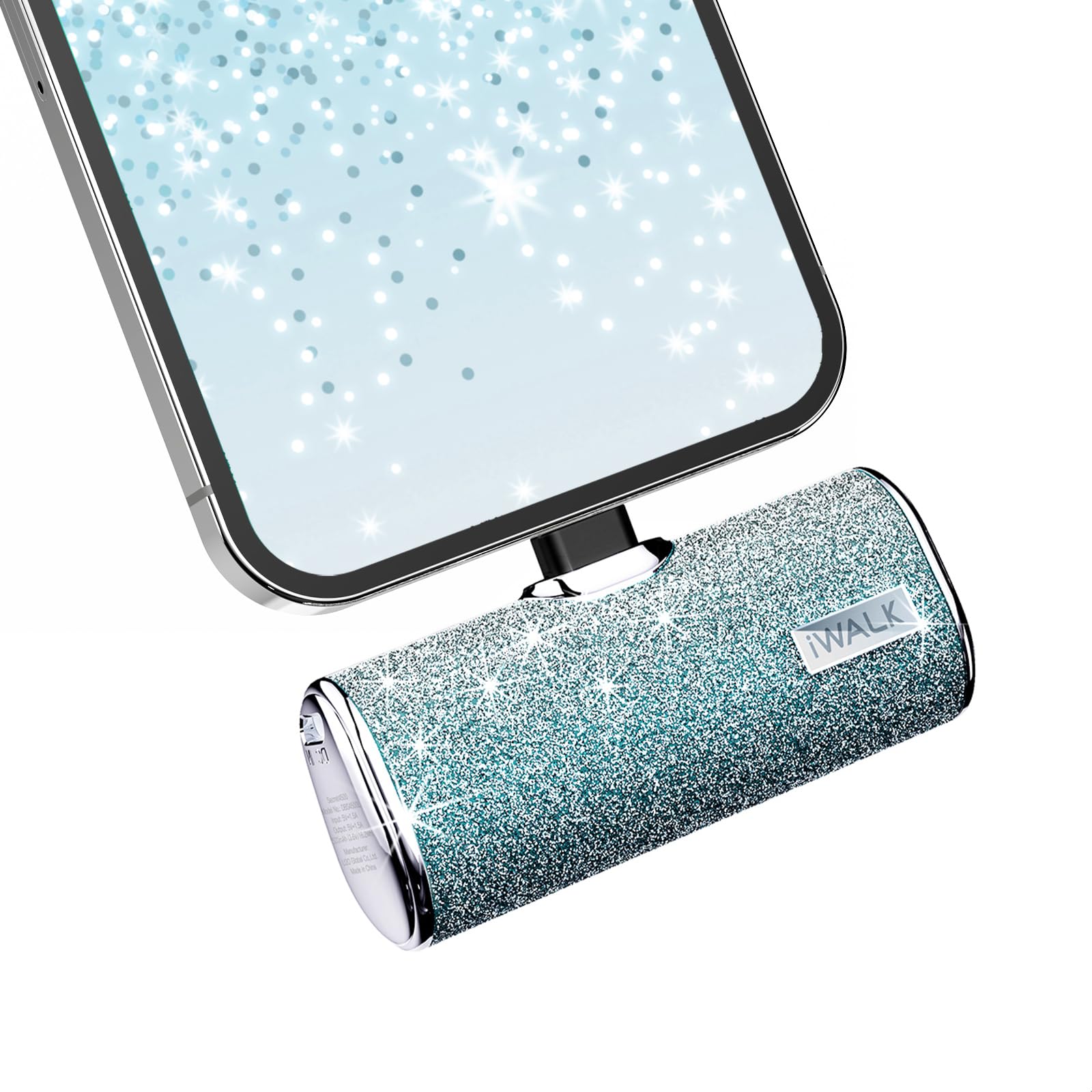 Amazon | iWALK モバイルバッテリー 超小型 軽量 きらめくかわいい