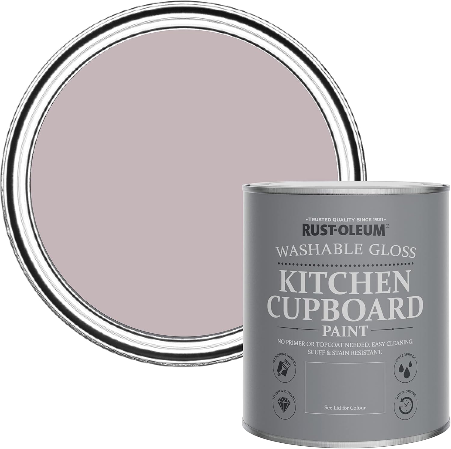 RustOleum Purple Kitchen Cupboard Paint in Gloss Finish Lilac Wine
