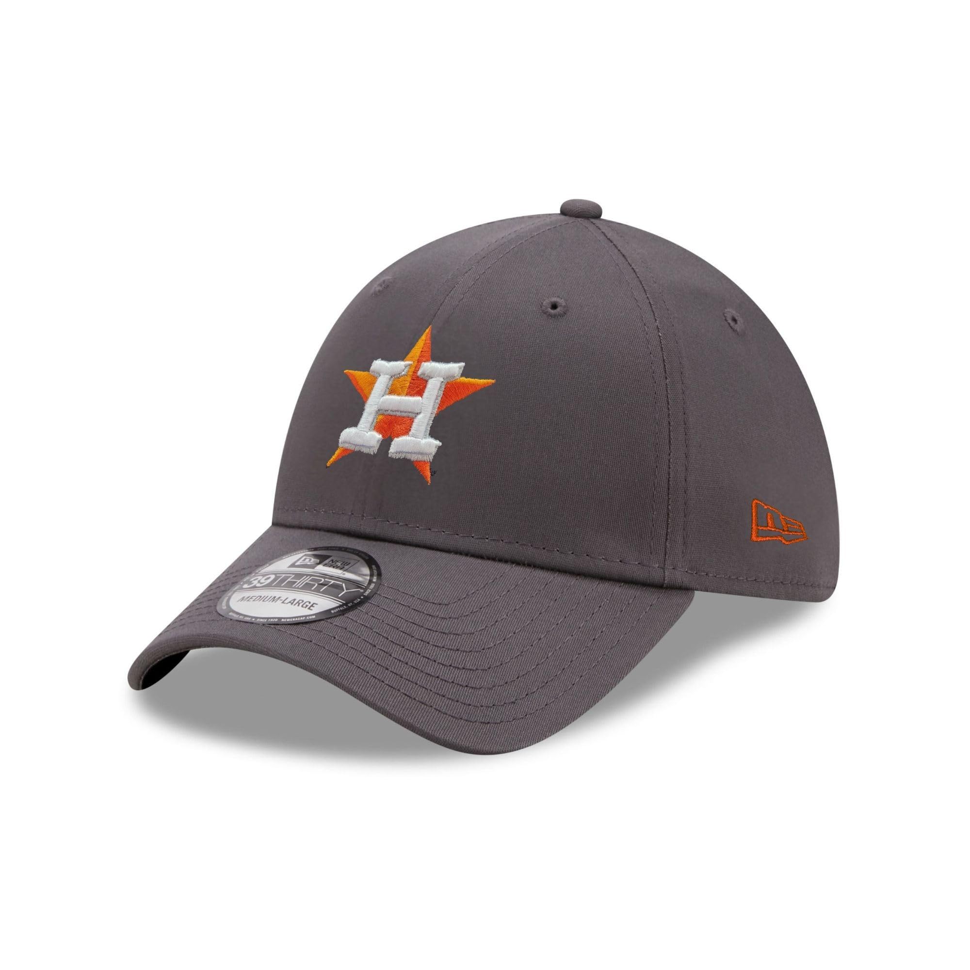 New Era Houston Astros MLB Graphene Grey 39Thirty Stretch Cap