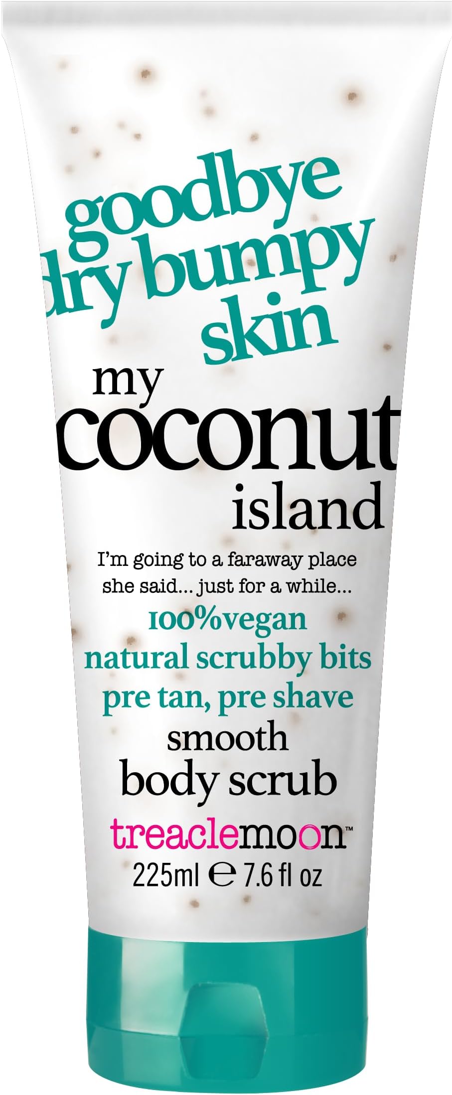 My Coconut Island Body Scrub 225ml | Exfoliating Scrub | Calming Tropical Scent | Dermatologically Tested | Paraben-Free | Vegan | Cruelty-free