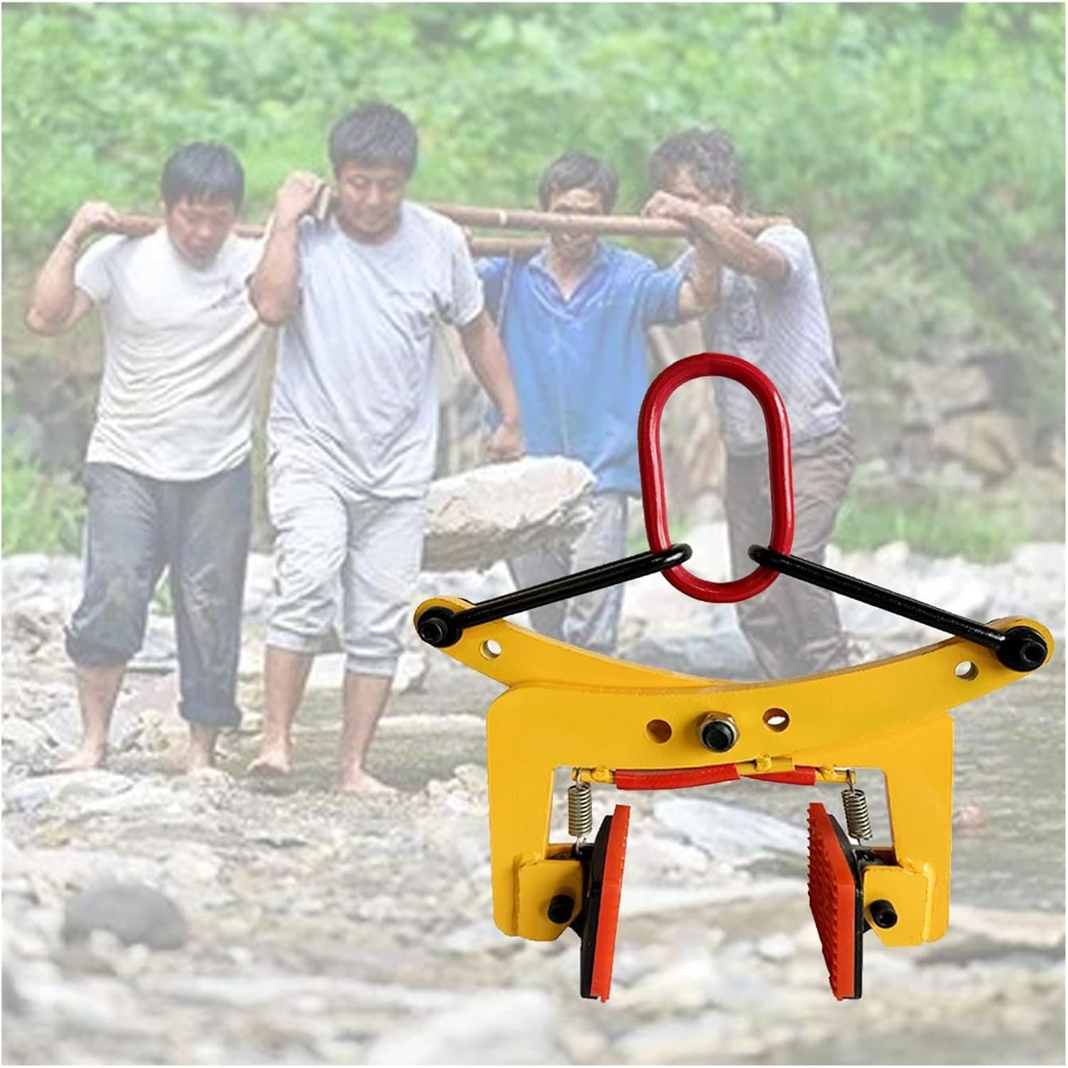 Outils de levage robustes Yellow Stone avec pinces à plaque de 7,1 à 11,8 pouces