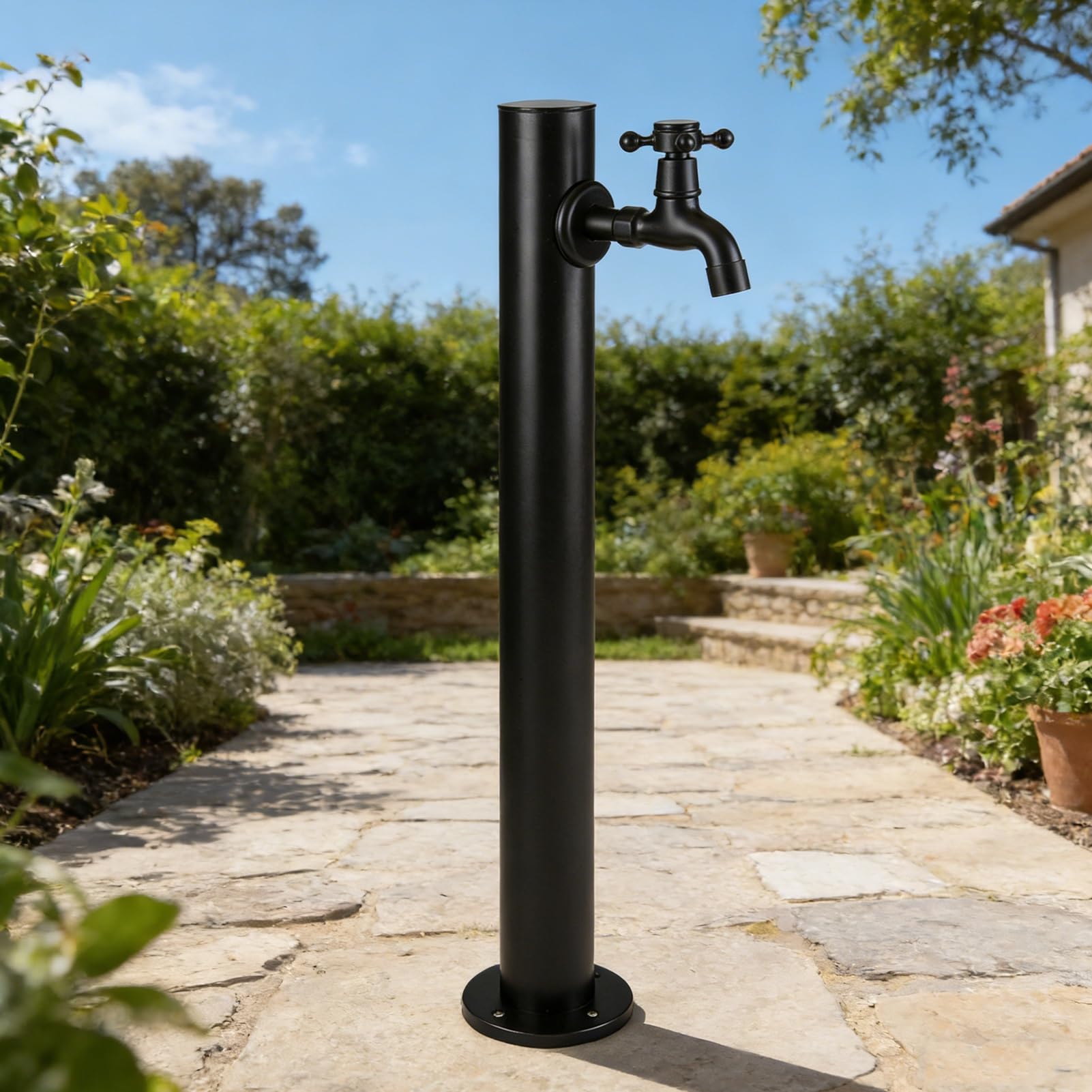 XDLEDMKIZ Frost Proof Yard Hydrant for Garden Farm Pasture Irrigation, Floor Mounted Outdoor Tap, Standing Water Column, Anti-Freeze Spigot