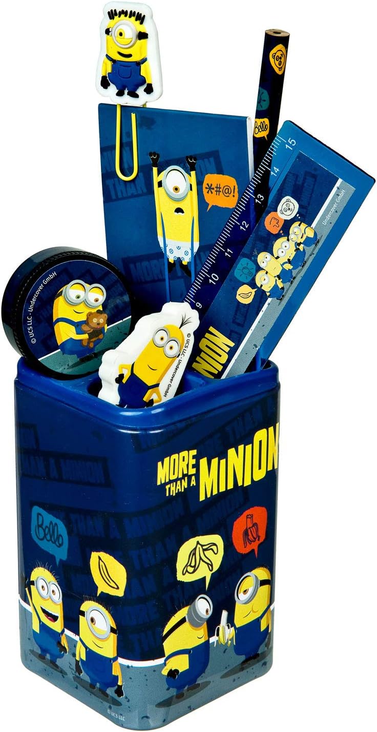 Undercover MNIO5522 Minions Series Metal Case with Divider, Filled with ...