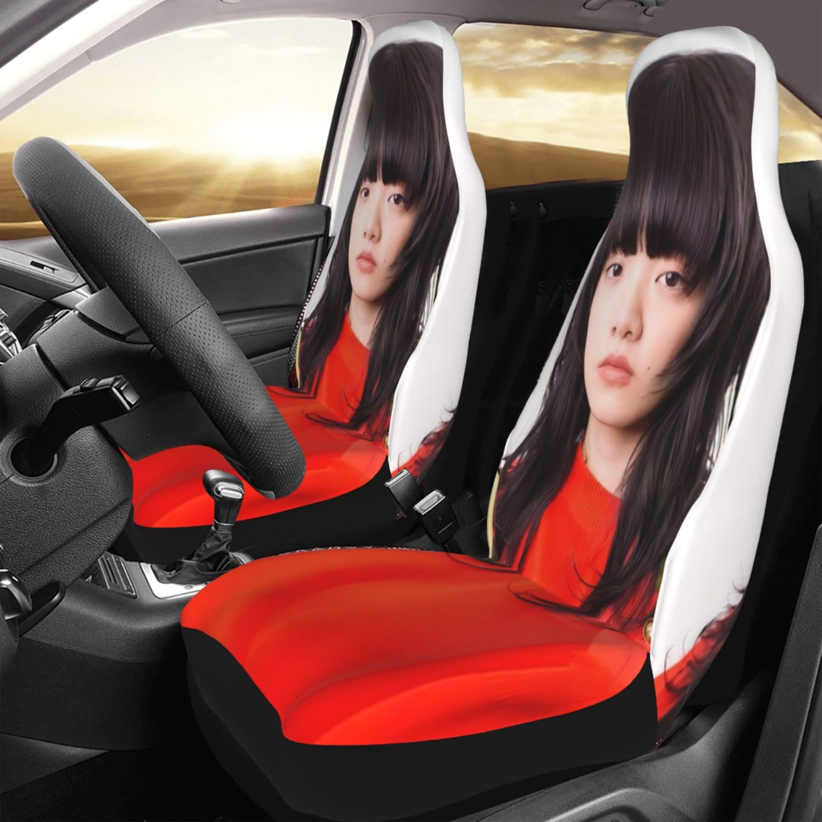 Amazon | あいみょん (2) カーシートカバー 2枚セット 車のシート 